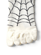 A.D.A.N®︎ / SPIDER WEB SOCKS FIVE TOE WHITE