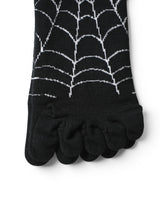 A.D.A.N®︎ / SPIDER WEB SOCKS FIVE TOE BLACK