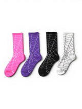 A.D.A.N®︎ / SPIDER WEB SOCKS-BLACK