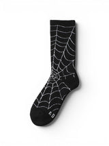 A.D.A.N®︎ / SPIDER WEB SOCKS-BLACK