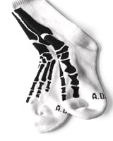 A.D.A.N®︎ / BONES SOCKS-WHITE