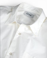A.D.A.N®︎ / Poplin Dress Shirt-WHITE