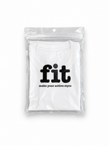 fit / SHORT SLEEVE T-SHIRTS / WHITE