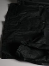 A.D.A.N®︎ / FAUX LEATHER COLLAR CHORE COAT