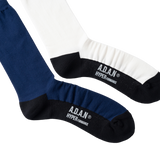 A.D.A.N / TRACK SOCKS / NAVY WHITE