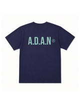 A.D.A.N® / OFFICIAL MERCHANDISE LOGO TEE-NAVY