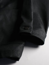 A.D.A.N®︎ / FAUX LEATHER COLLAR CHORE COAT
