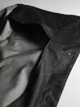 A.D.A.N®︎ / FAUX LEATHER COLLAR CHORE COAT