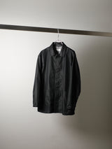 A.D.A.N®︎ / FAUX LEATHER COLLAR CHORE COAT