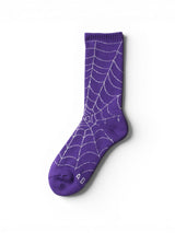 A.D.A.N®︎ / SPIDER WEB SOCKS-PURPLE