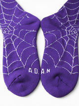 A.D.A.N®︎ / SPIDER WEB SOCKS-PURPLE