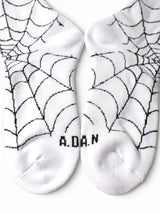 A.D.A.N®︎ / SPIDER WEB SOCKS-WHITE