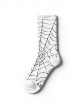 A.D.A.N®︎ / SPIDER WEB SOCKS-WHITE