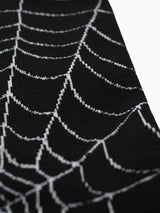 A.D.A.N®︎ / SPIDER WEB SOCKS-BLACK