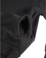 A.D.A.N®︎ / Side-Pocket Sweat Crew-BLACK