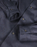 A.D.A.N®︎ /  Classic Flannel Shirt-NAVY