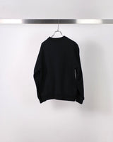 A.D.A.N®︎ / Side-Pocket Sweat Crew-BLACK