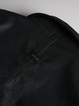 A.D.A.N®︎ / FAUX LEATHER COLLAR CHORE COAT