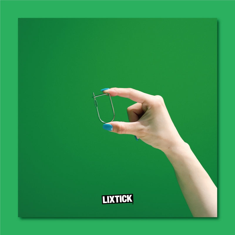 LIXTICK / BRASS KEYRING / SILVER