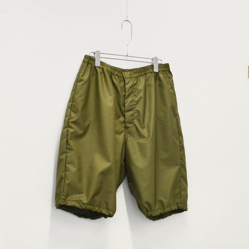 A.D.A.N / OVER VENT SHORTS / OLIVE