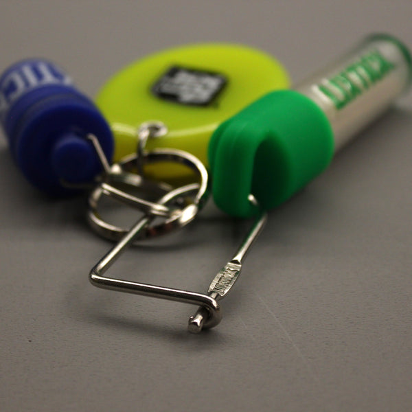 LIXTICK / BRASS KEYRING / SILVER