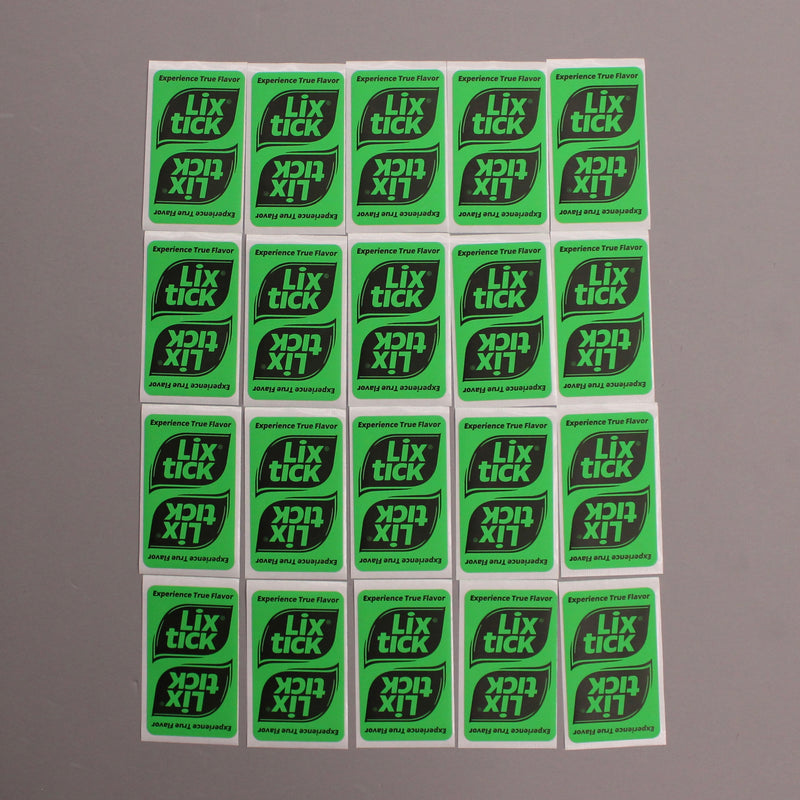LIXTICK / “E.T.F” LABEL PACK / RGB GREEN