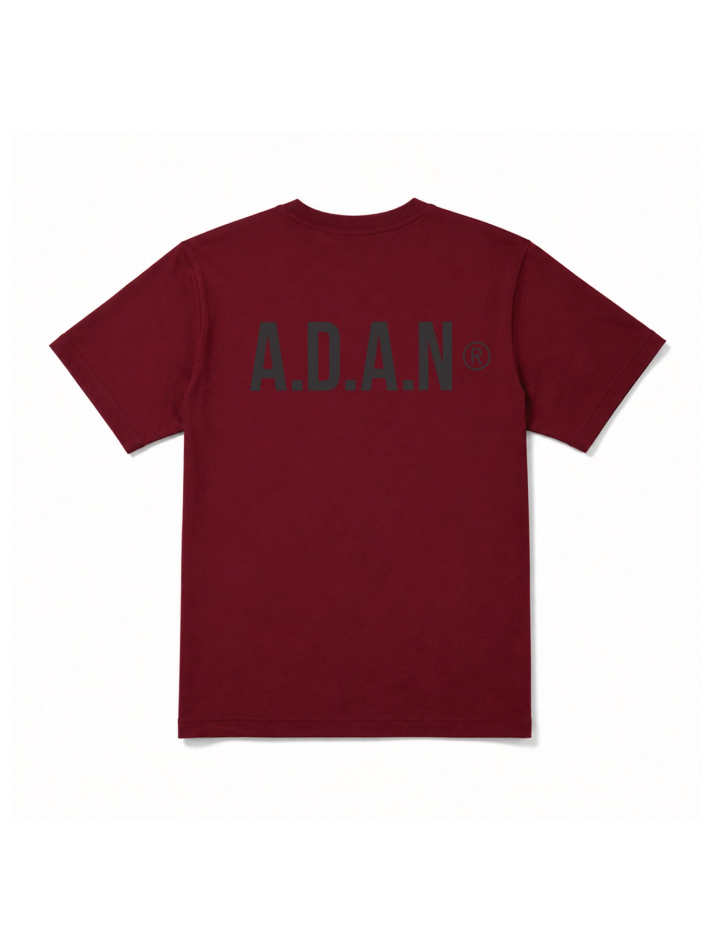 A.D.A.N® / OFFICIAL MERCHANDISE LOGO TEE-BURGUNDY – A.D.A.N SHOP
