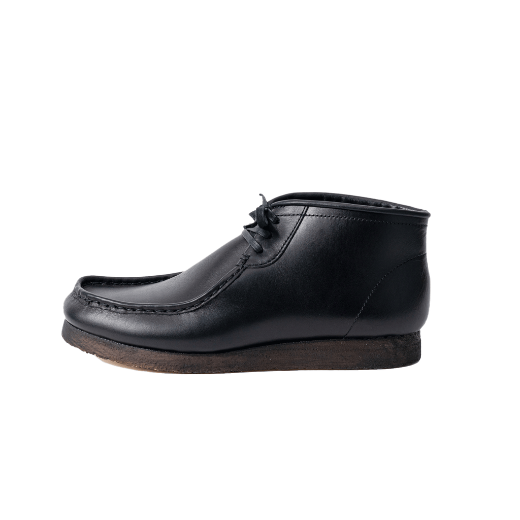 STOCK NO: / MOCCASIN BOOTS / BLACK – A.D.A.N SHOP