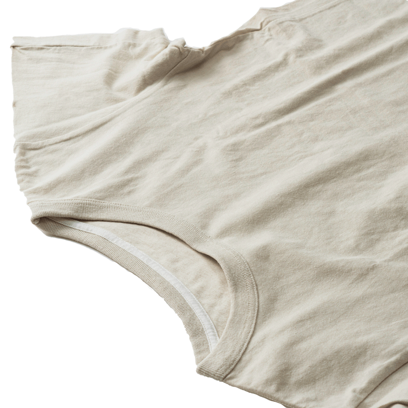 fit / CREW NECK S/S T-SHIRTS / BEIGE