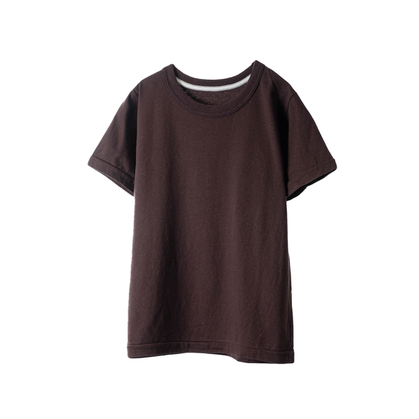 fit / CREW NECK S/S T-SHIRTS / BROWN